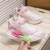Kids Basketball Shoes Boys Girls Lightweight Breathable Training Sneakers With Anti-Slip Sole Shock Absorption