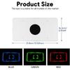 Waterproof LED License Plate Frame - Easy to Install License Plate Frame with Light, Universal License Plate Light with Anti-Scratch ABS Cover,