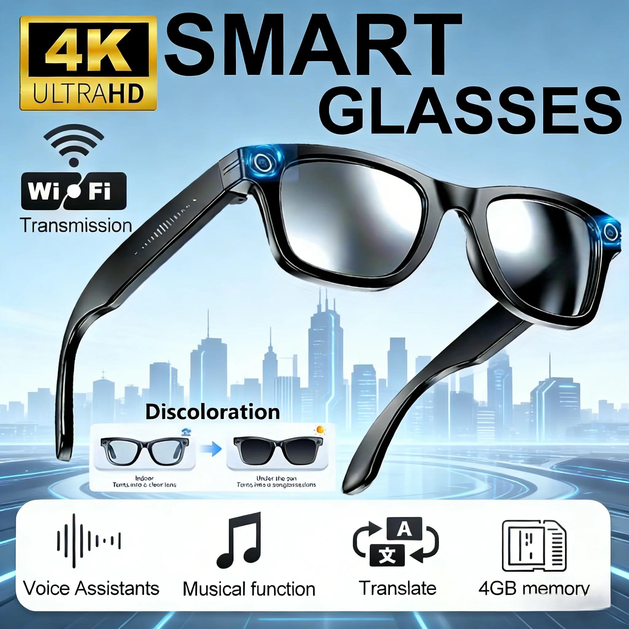 AI Smart Video Glasses with Camera