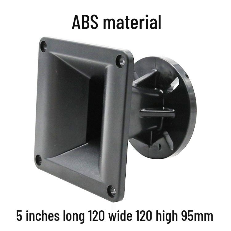 Speaker Tweeter Horn Driver: 4-14 inch, Flat/Screw Mouth, Plastic Horn