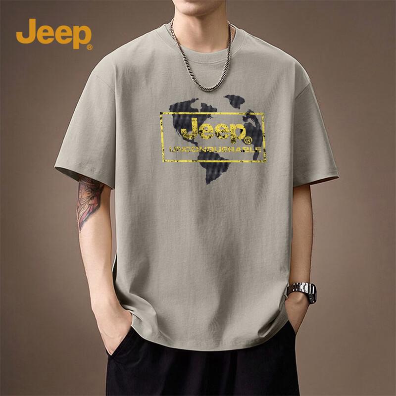 JEEP Men s Pure Cotton Short-Sleeve T-Shirt M