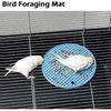 2Pcs Bird Foraging Toys Puzzle, Bird Slow Feeder Mats, Interactive Parrot Foraging Toys To Increase Feeding Time, Bird Enrichment Toys for Parakeet,