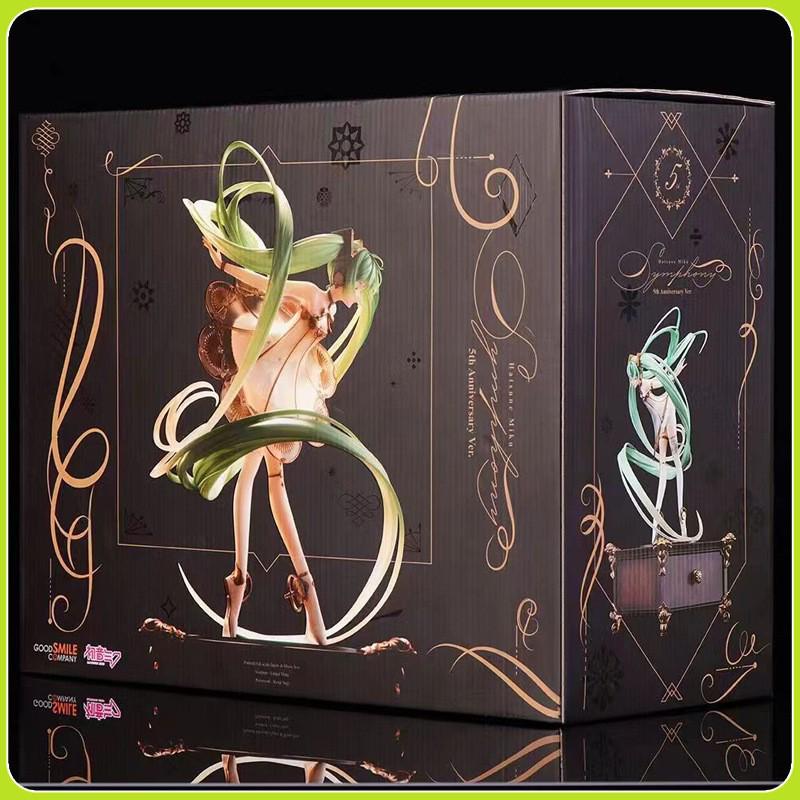 Hatsune Miku 5th Anniversary Symphony Orchestra Figure - Gramophone Dancing Pose Boxed