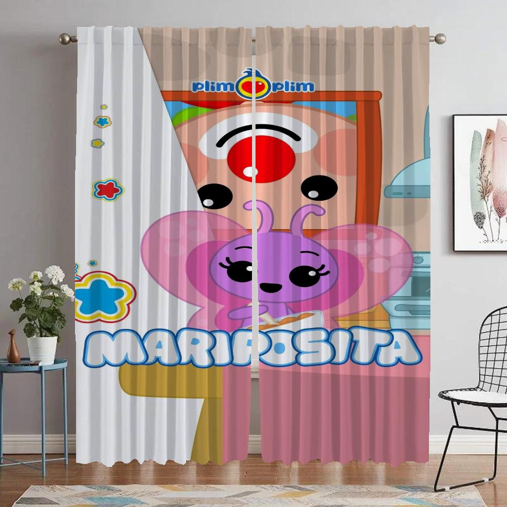 Kitchen Curtains for Living Room Plim Plim Home Interior Curtains 2 Pieces Tulle for Bedroom Window Curtain Partition Shades