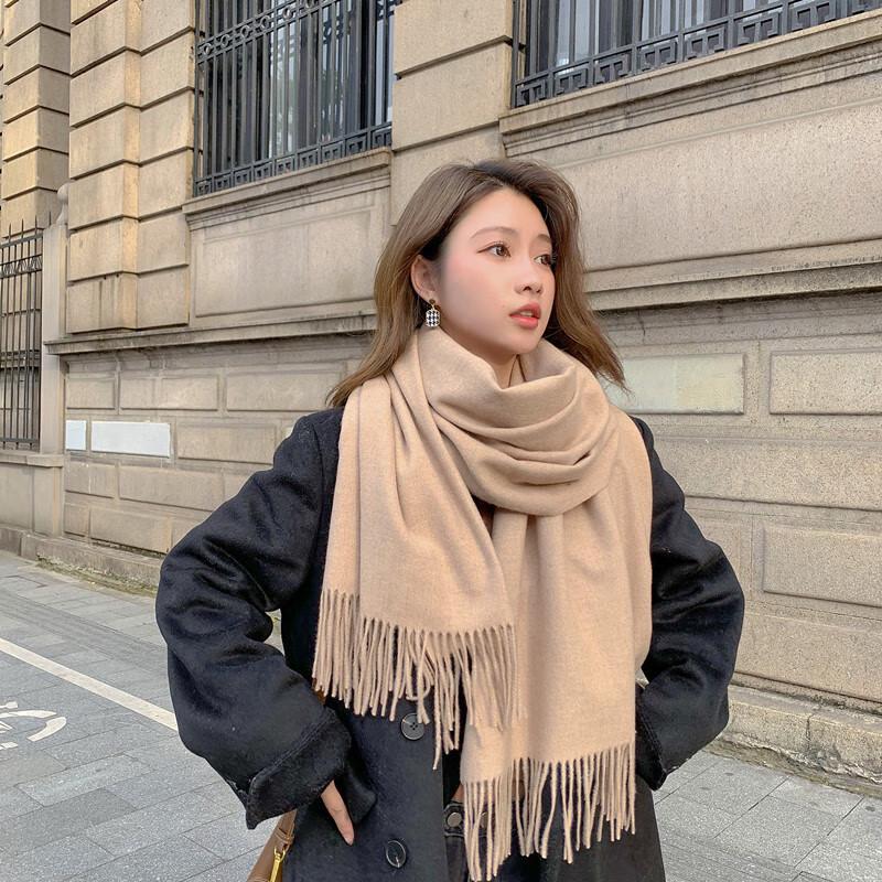 Thickened Solid Color Winter Scarf & Shawl