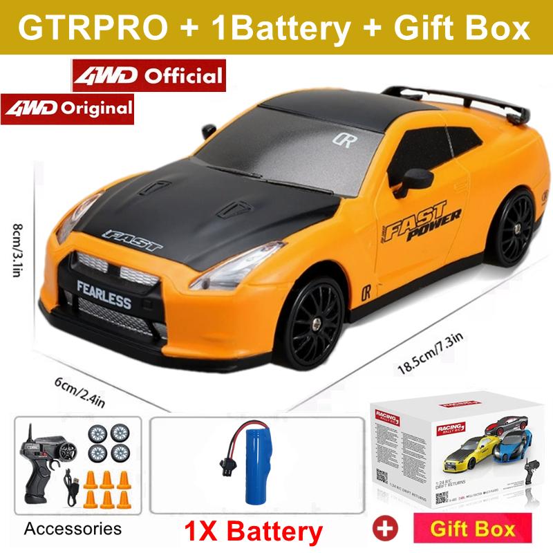 Rc Drift Car With Led Light Remote Control Vehicle Ae86 Professional High Speed Racing Toys For Kids Children Adults Gifts