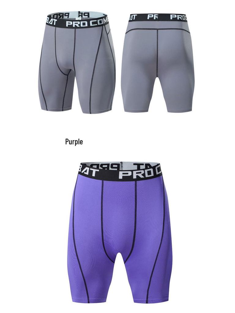 Pánské rychleschnoucí elastické sportovní šortky - Prodyšné kompresní kalhoty na basketbal, běh, trénink a fitness.