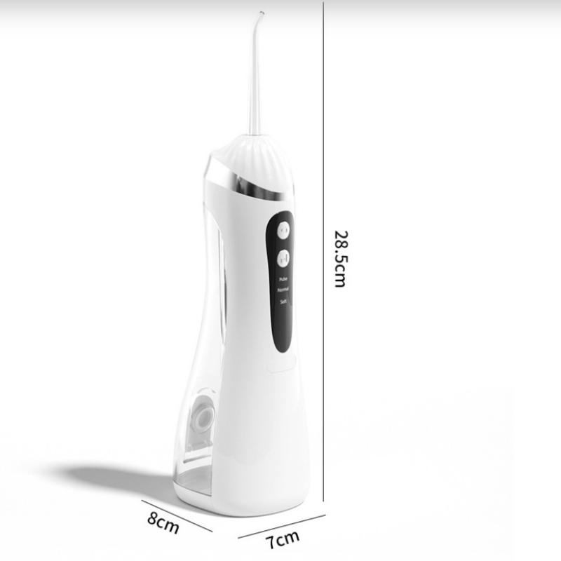 Oral Irrigator 3 Cleaning Modes Portable Rechargeable Waterproof Ip65 Dental Water Flosserteeth Whitening Jet Floss 200Ml