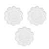 1-5PCS Flower Painting Palette Wells Plastic Reusable Artists Acrylic Watercolor Oil Portable Easy Clean Mixing Tray