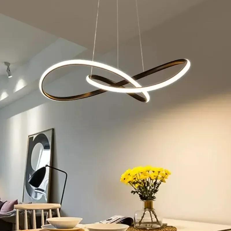 Modern Indoor Home Gold Decor Lighting Fixture Led Pendant Light Design LED Chandelier 50CM Living Room Restaurant Bedroom Hotel