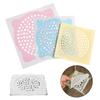 10 pcs Bathtub Disposable Sink Shower Bath Hair Catcher Mesh Stickers Filter Floor Drain Cover