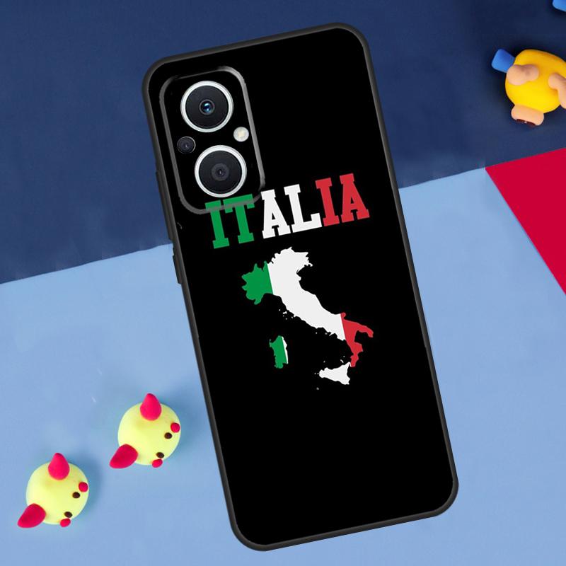 Italy Flag For OPPO Reno 14F 13F 12F 11F 10 11 12 13 14 Pro 8T 7 8 Lite OPPO Find X6 X5 X8 X9 Pro Case