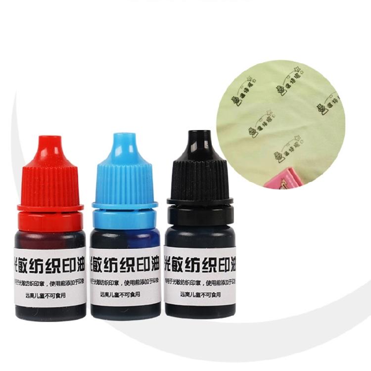 Textile Clothes Waterproof Ink Special Ink For Students Children Name Stamp 5ml