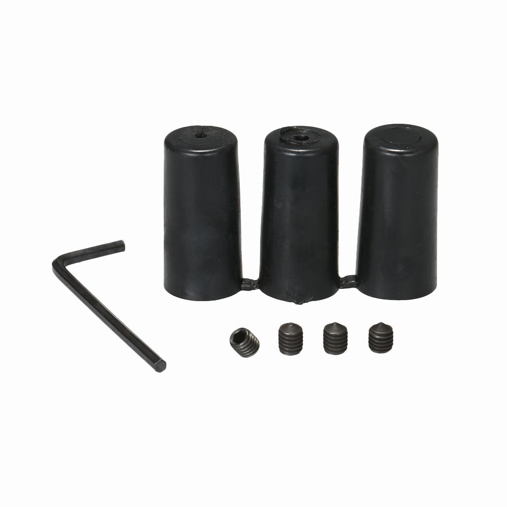 Car Manual Gear Shift Knob Shifter Black Leather Red Stitch 6 Speed Universal