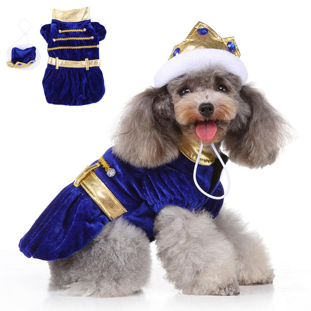 Cute Pet Dog Clothes Suit Dog Festivals Costume with Hat Christmas Outfit Pet SuppliesXL