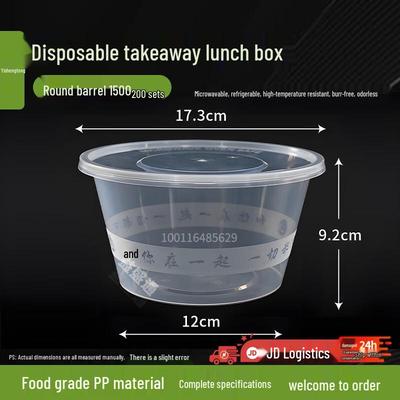 Yishengtong Disposable Microwavable Food Containers with Lids