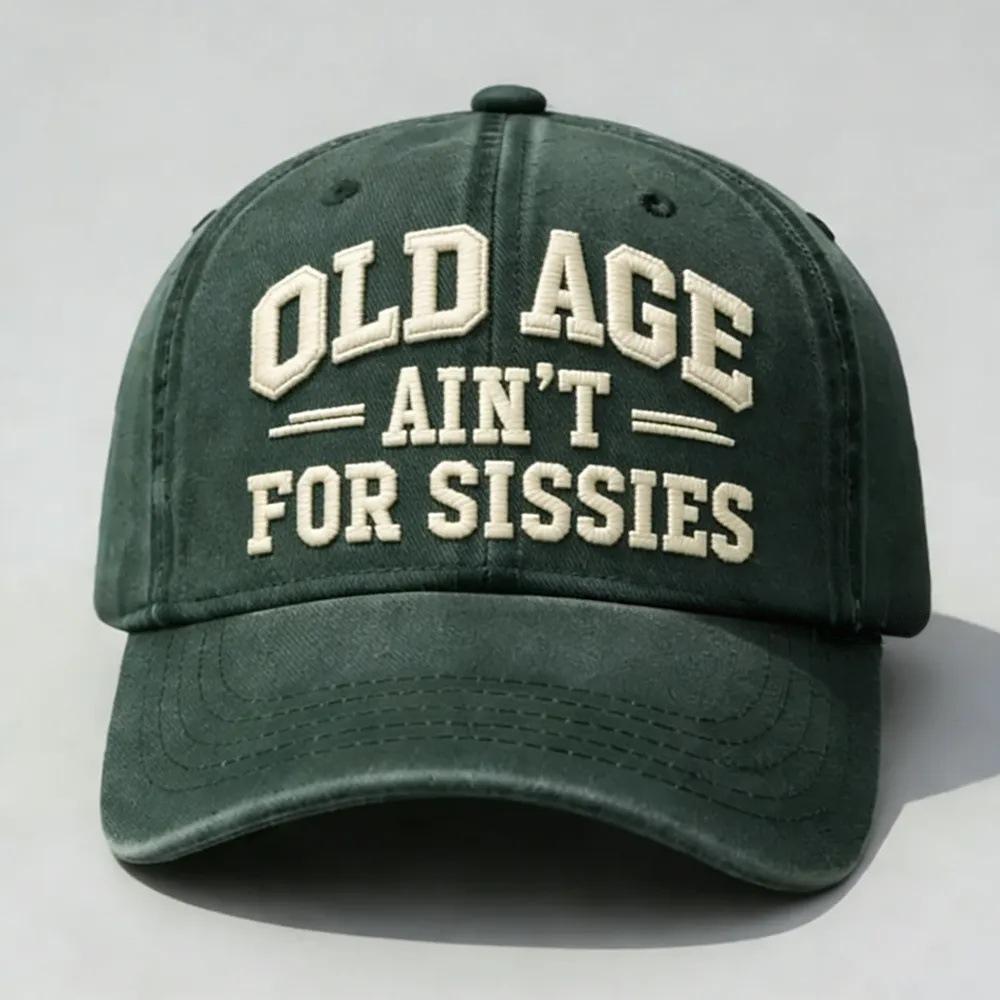 European and American Washed Soft-top Baseball Cap Female Letter OLD Printing Spring and Summer Curved-brimmed Outdoor Sun Hat Male