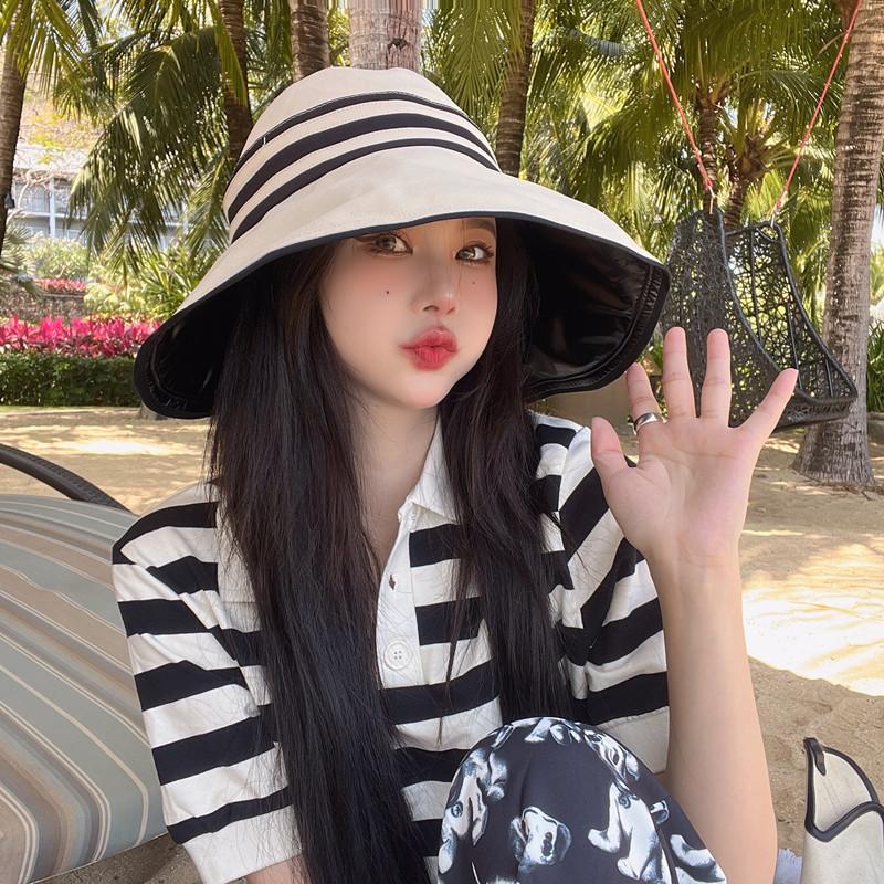 Summer Stylish Sun Protection Hat Women Korean Fashion Versatile Younger Look
