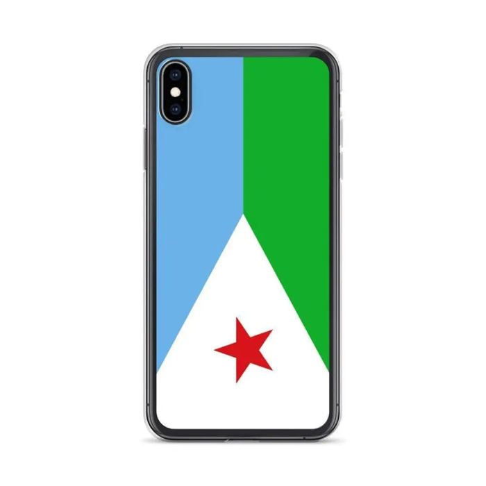 Coque Télephone Drapeau Djibouti - iPhone XS Max