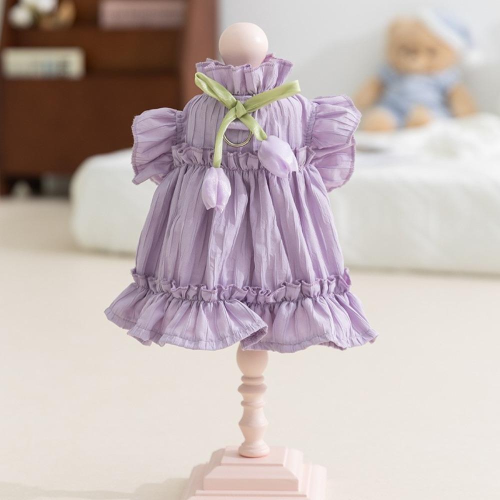 Dog Spring Summer Princess Style Beautiful Tulip Puppy Dog Dress Small Dog Bigbear Teddy Pet Clothing
