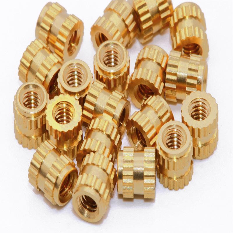 Copper Knurled Nuts M2-M8: High-Quality, Customizable Striped Nuts