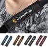 Car Carbon Fibre Seat Belt Shoulder Protector Cover Pad For Porsche Panamera Cayenne Taycan 911 718 Macan Carrera-GT 928 944 968