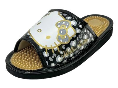 Hello Kitty Health Sandals Women's Slippers SA-4192L (Black, M)