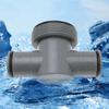 P61408 T Joint Pool Hose Adapter 1.5 To 1.25inch Swimming Pool T-Joint Filter Pump Hose Connector 3 Heads for Filter Pump