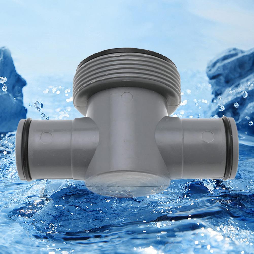 P61408 T Joint Pool Hose Adapter 1.5 To 1.25inch Swimming Pool T-Joint Filter Pump Hose Connector 3 Heads for Filter Pump