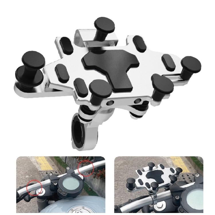Mountain Bike Phone Mount Stand Aluminum Alloys Bicycles Phone Holder Universal Bike Handlebars Phone Mount Clip