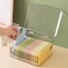 Mobile Phone Case Storage Box with Cover Dust-proof Desktop Drawer Transparent Plastic Storage Box