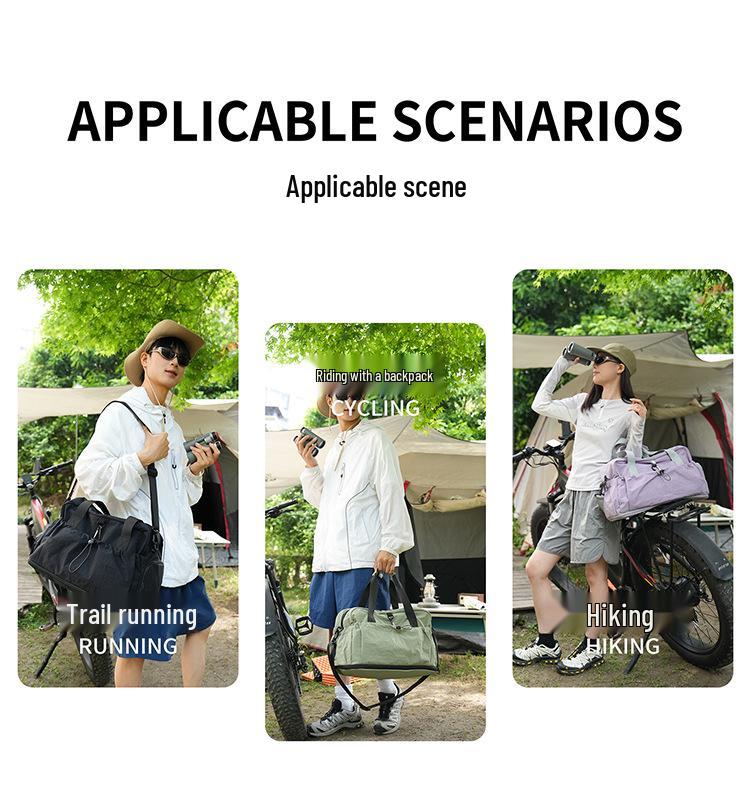 Lightweight Large Capacity 2026 Travel Bag with Wet & Dry Separation - Sports Fitness & Handheld Luggage Storage.