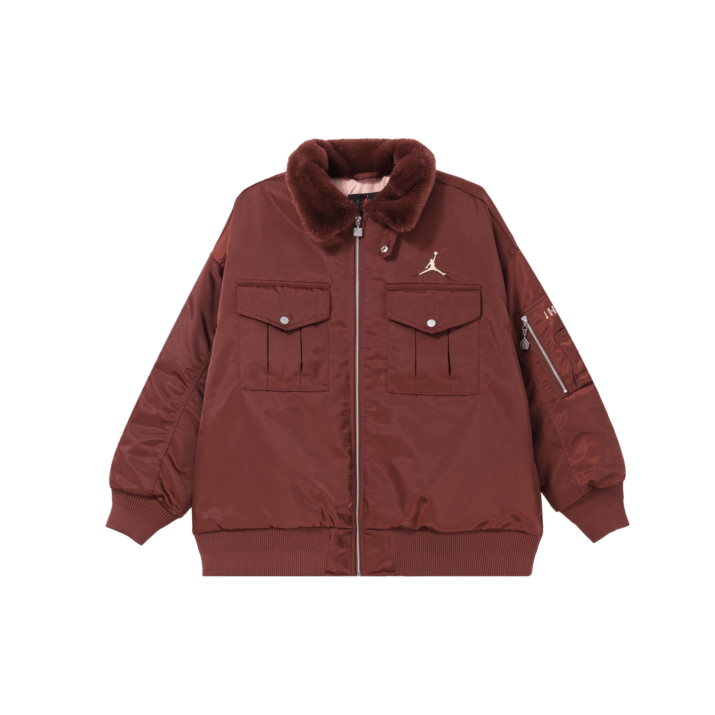 

Новые куртки Jordan Женские Бордовый FZ6449-619 L