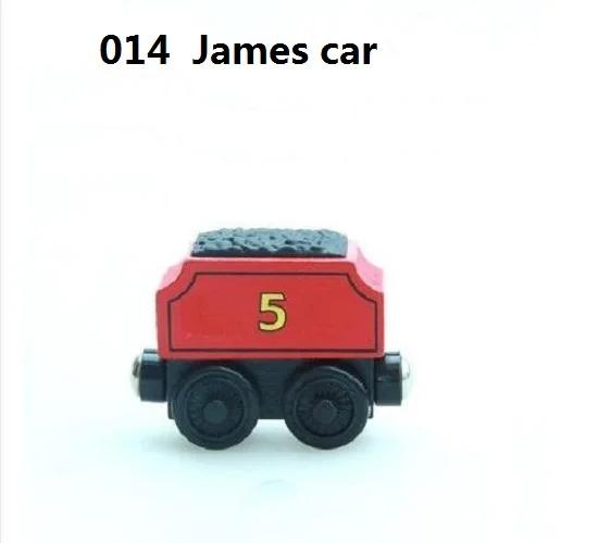 Magnetisches Holz Zugspielzeug Holz Zugzubehör Anime James Lokomotive Modellauto Spielzeug für alle Marken Gleise Kind Weihnachtsgeschenke