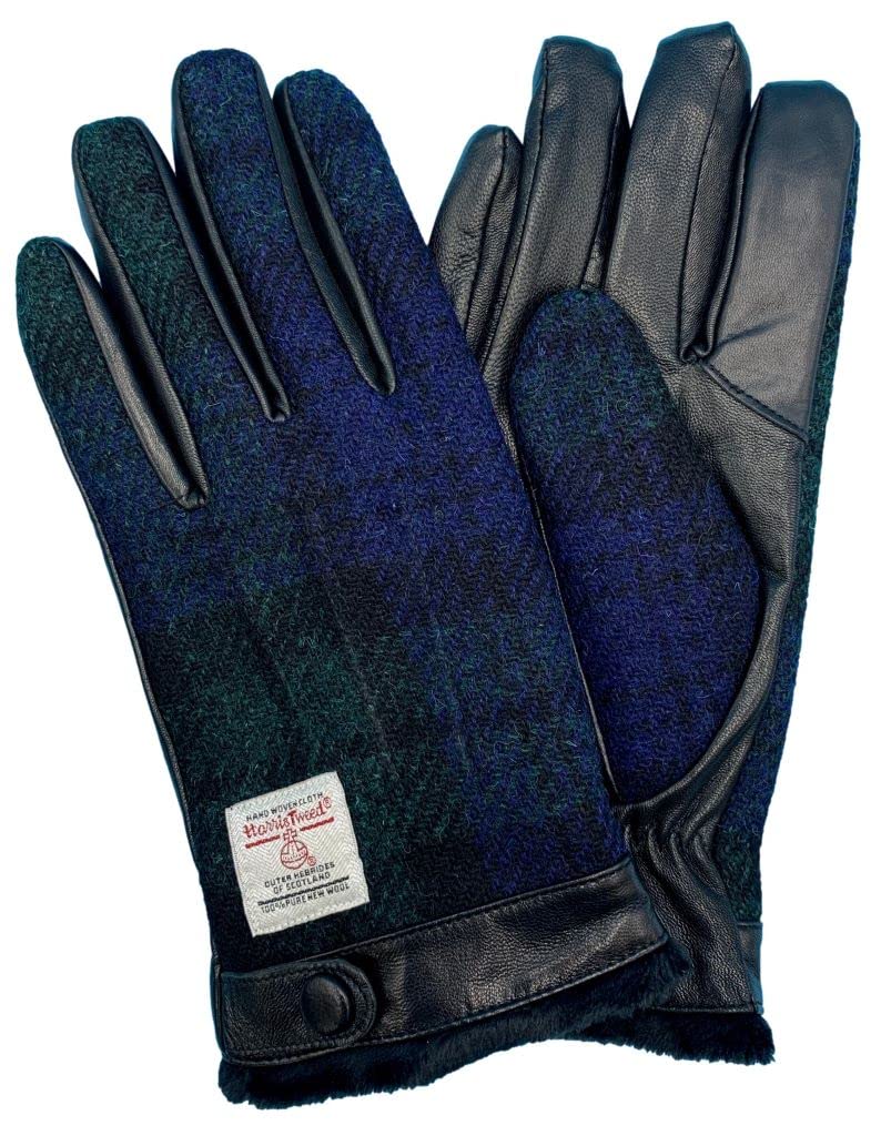 

et Harris Tweed x Sheep Leather Gloves Совместимость со смартфоном Back Boa Black Watch HBGL008 GRC [nature evoluer] Мужские