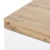Wood Grain Nightstand with 2 Drawers Spacious Desktop Strong Load-bearing Small Side Table Nightstand Bedroom