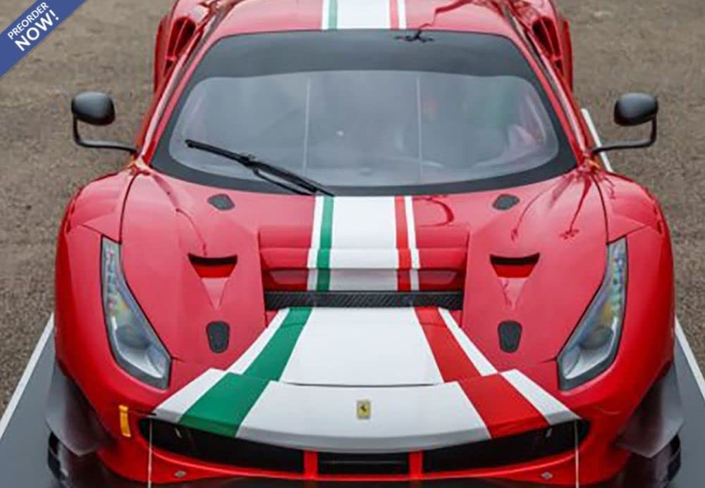 BBR MODELS Scale Ferrari 488 GT Modificata Rosso Corsa BBRC255B 1/43