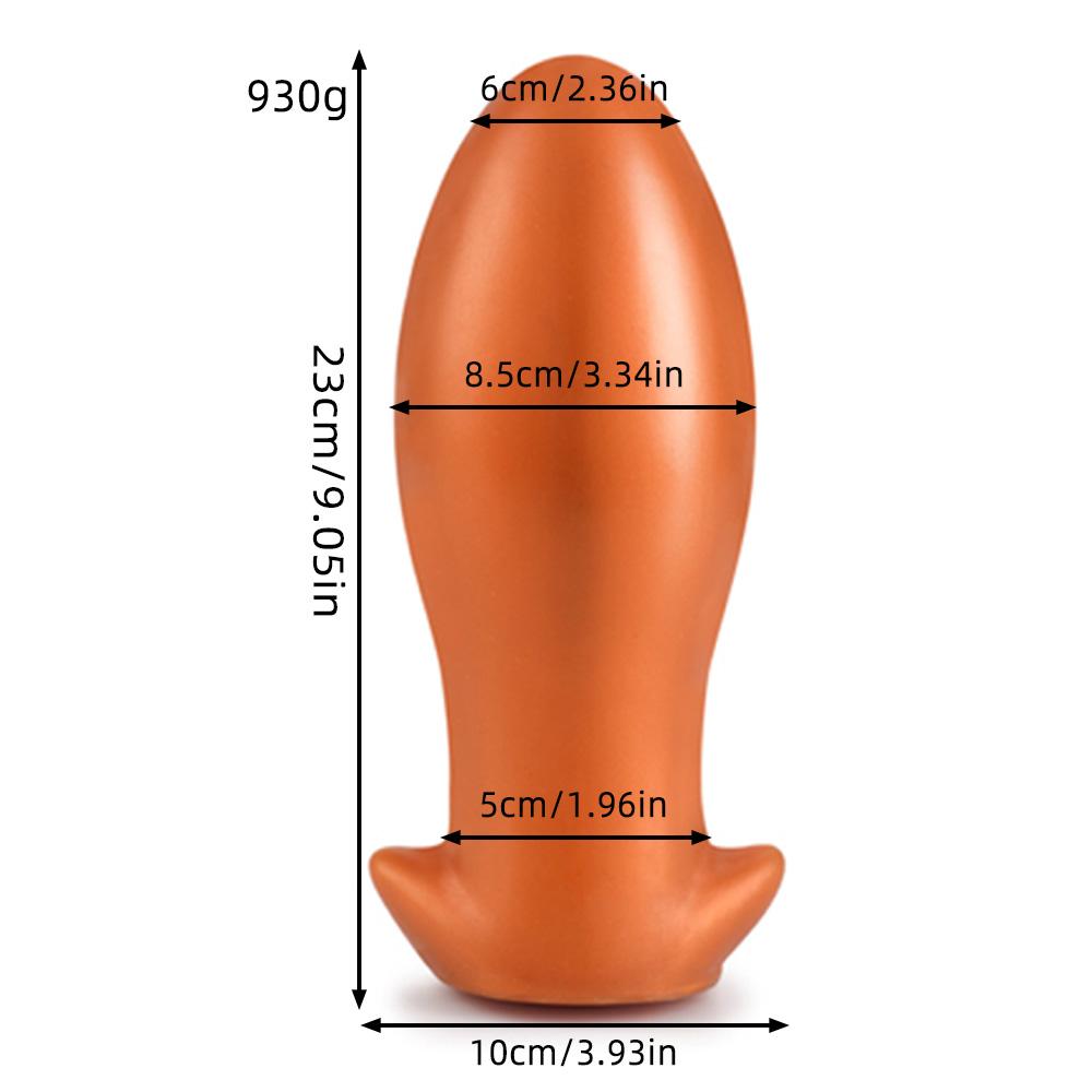 Large Dragon Egg Anal Plug, Soft Silicone, Female Masturbation, Anal Expansion, Butt Insert, Adult Toy, Unisex