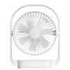 Portable Rechargeable 6-inch Desk Fan with Night Light