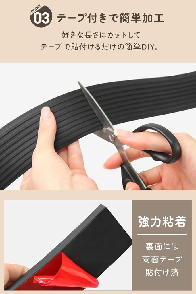 Easy Step Slope Eliminates Step Includes 100cm Wheelchair Indoor Threshold for Durable 800kg Load PVC 5cm Wide x 1cm High x 100cm Installation Plate,