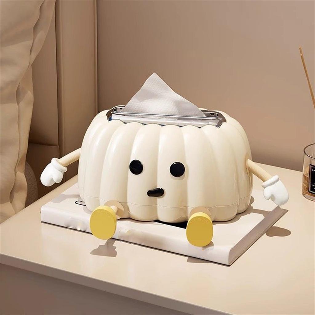 Storage Box High Beauty Living Room Cute Tissue Box Cream Home Spring Tea Table Paper Box Creative Desktop Napkins