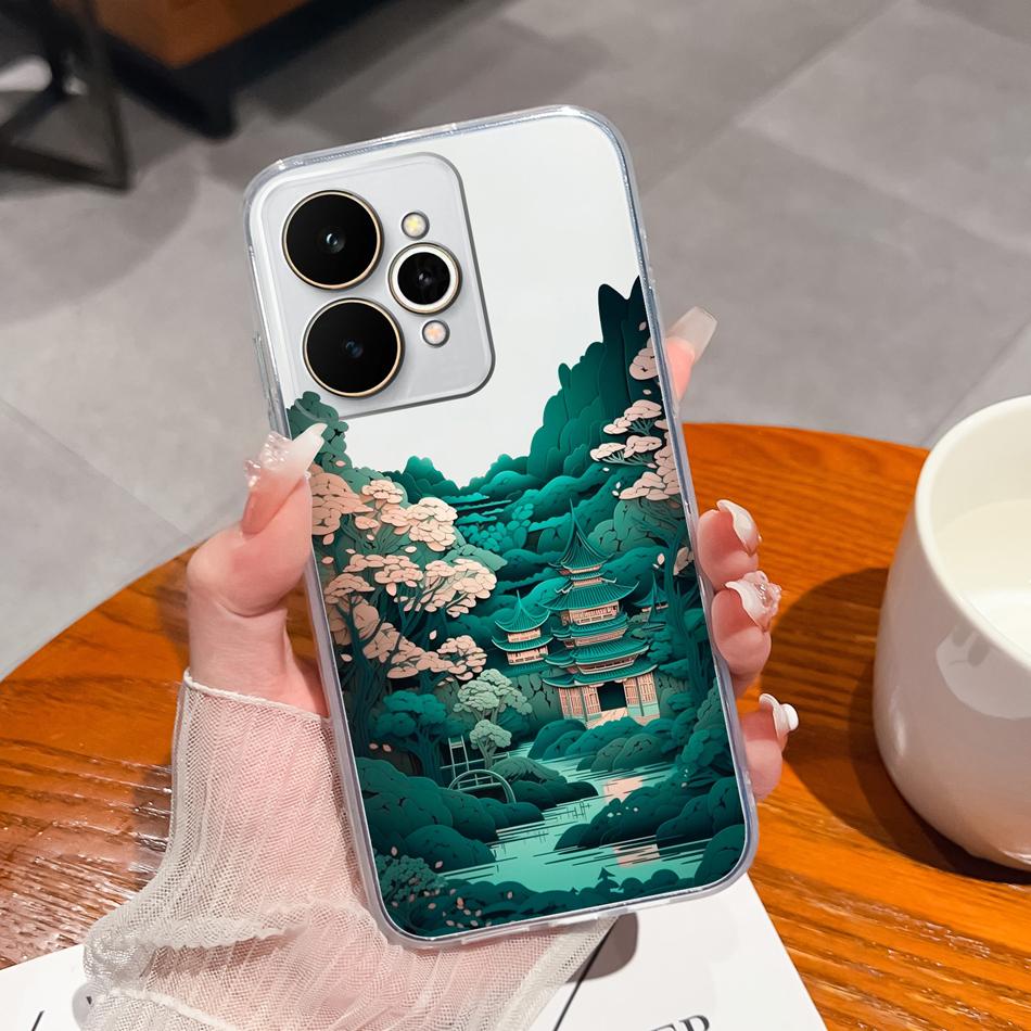For Realme 15 Pro 5G Case Colorful Patterns Transparent TPU Silicone Back Cover For Realme15 15Pro Lightweight Phone Bumper