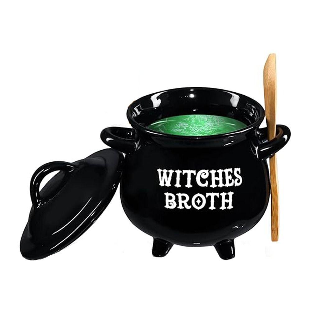 

Черная ведьма суповая миска керамическая ведьма сахарница широкое применение банка для печенья дети