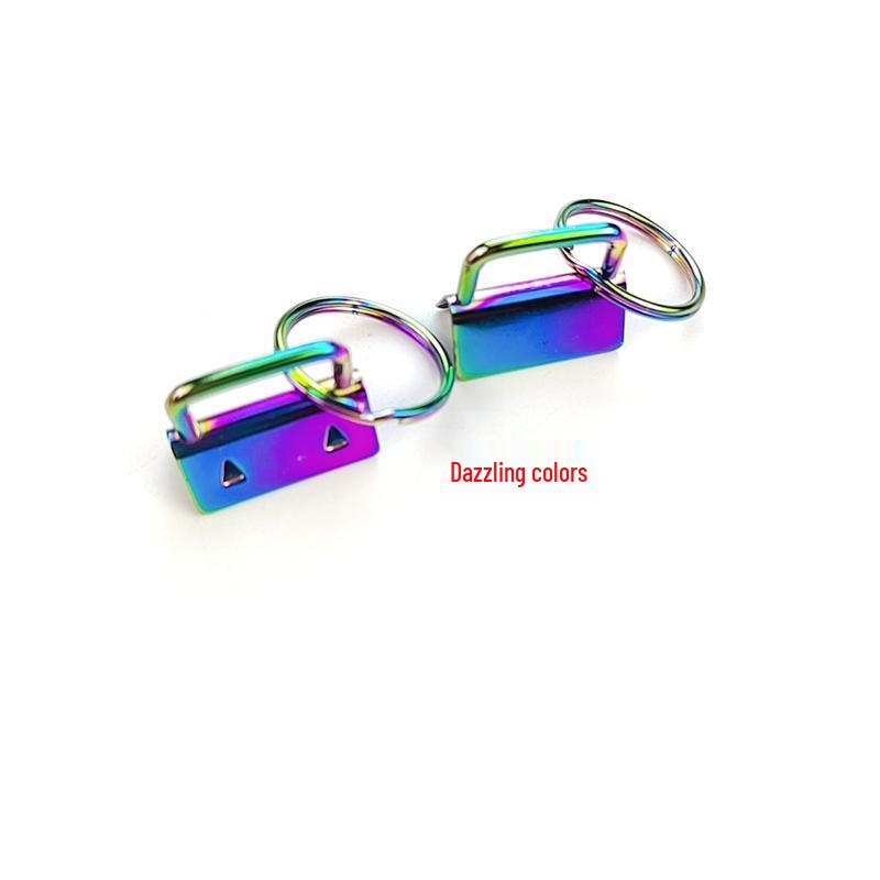 25mm 7-Color Metal Tail Clip Key Webbing Bag Clip Jewelry DIY Hardware Accessories