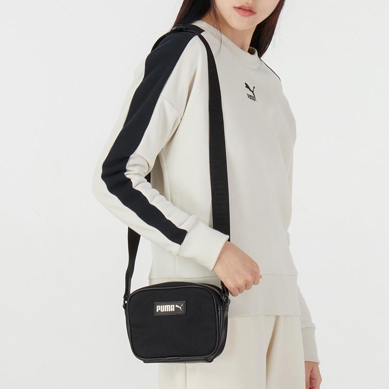 New PUMA Fabric Shoulder Bag, Crossbody Bag Regular Unisex Black 078744-01