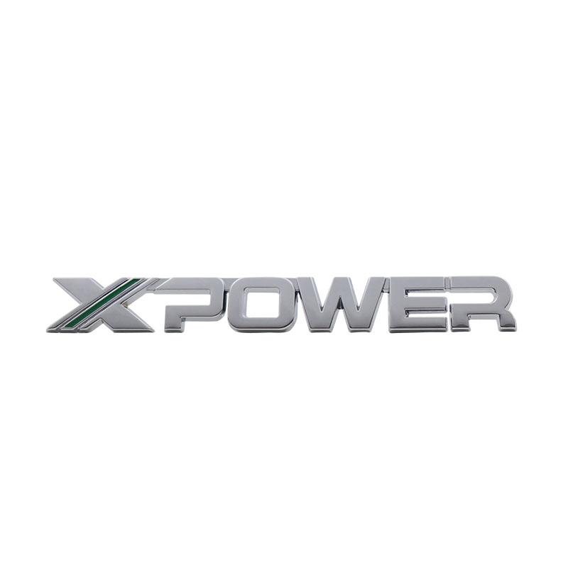 3D Car Styling X XPOWER for car Hood Fender trunk Rear Bonnet Nameplate Decal Emblem Badge Sticker