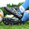 Kids Football Shoes Ultralight Training Fast Futsal Soccer Studded Shoes Outdoor Non Slip Professional Football Field Boots New