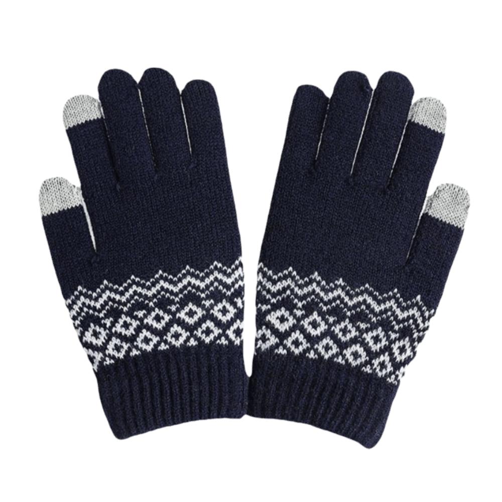 Warm Touch Screen Gloves Thickened Wool Gloves Fashion Cycling Gloves  for Men Women