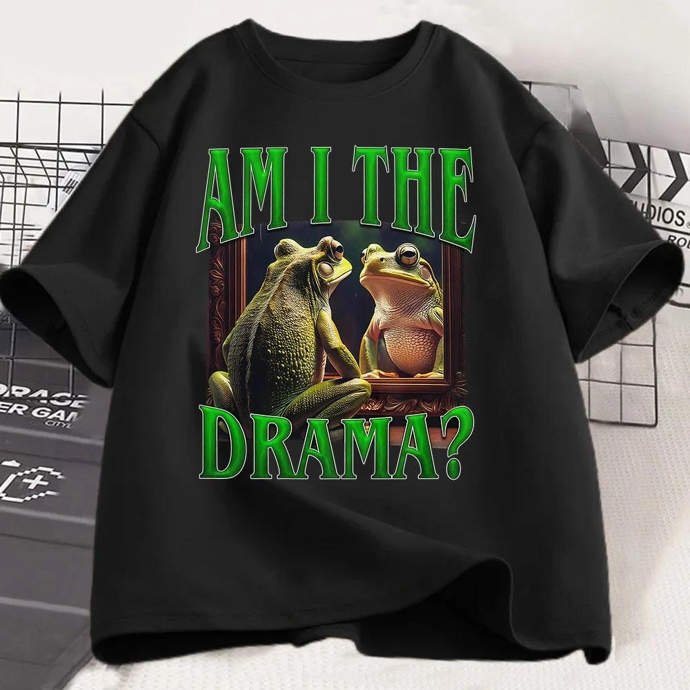 Soy el dramaLadiesfashionable summer round neck Tshirt short sleeve