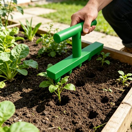 Gardening Hole Punch 3D Seeder Planting Tool Printed Precision for Home Vegetable